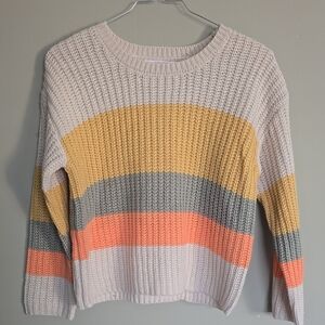 Colorful Striped Kids Sweater